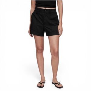 GAP Black Girlfriend High-Rise 4” Shorts